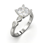 Cargue la imagen en el visor de la galería, Anillo gotas con corte circular