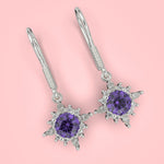 Cargue la imagen en el visor de la galería, Aretes copo de nieve