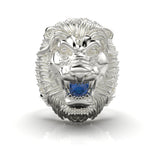 Cargue la imagen en el visor de la galería, Anillo León con corte circular