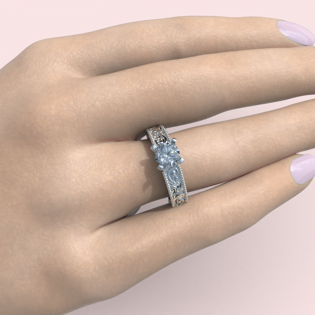 Li ring with circular cut