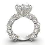 Cargue la imagen en el visor de la galería, Anillo solitario con corte garra circular