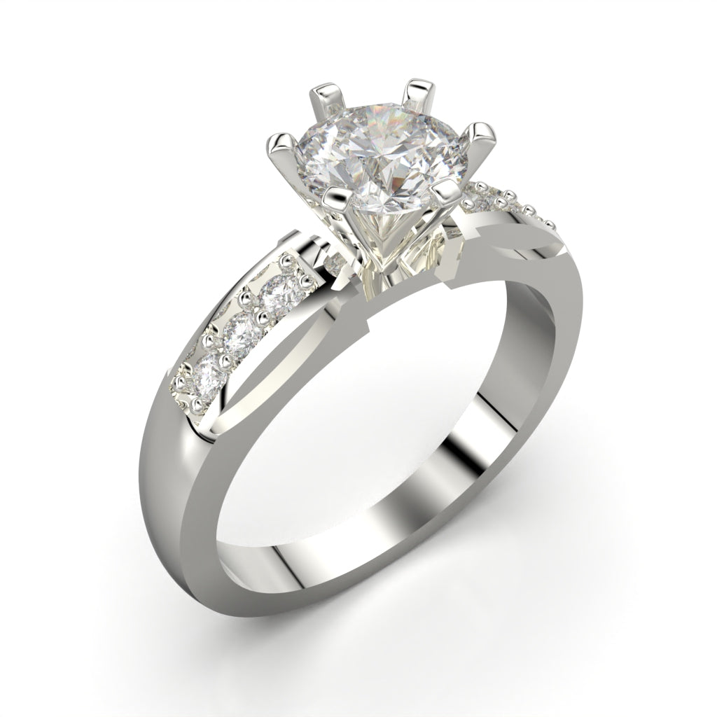 Ring with circular cut