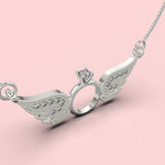 Cargue la imagen en el visor de la galería, Collar Alas de Angel