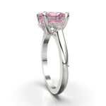 Cargue la imagen en el visor de la galería, Anillo solitario con corte oval