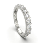 Cargue la imagen en el visor de la galería, Anillo solitario con corte circular