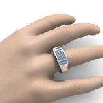 Cargue la imagen en el visor de la galería, Anillo 18C con corte circular