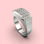 Cargue la imagen en el visor de la galería, Anillo 18C con corte circular