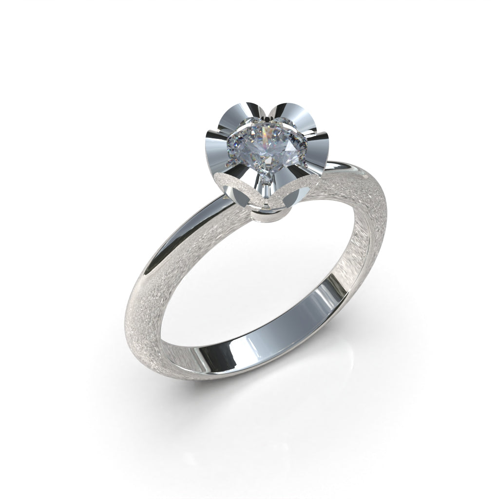 Tuya Ring - 950 Silver | Luya Jewelry