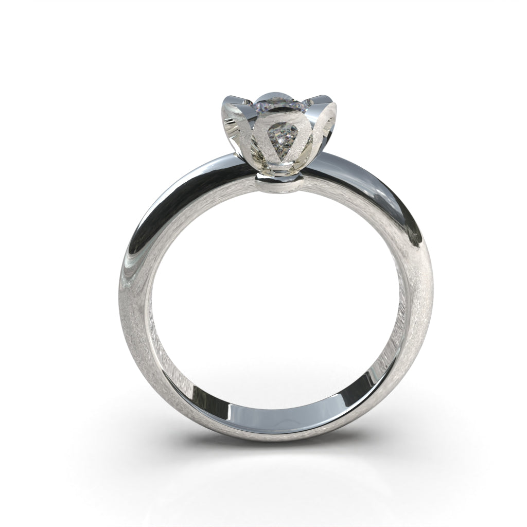 Tuya Ring - 950 Silver | Luya Jewelry