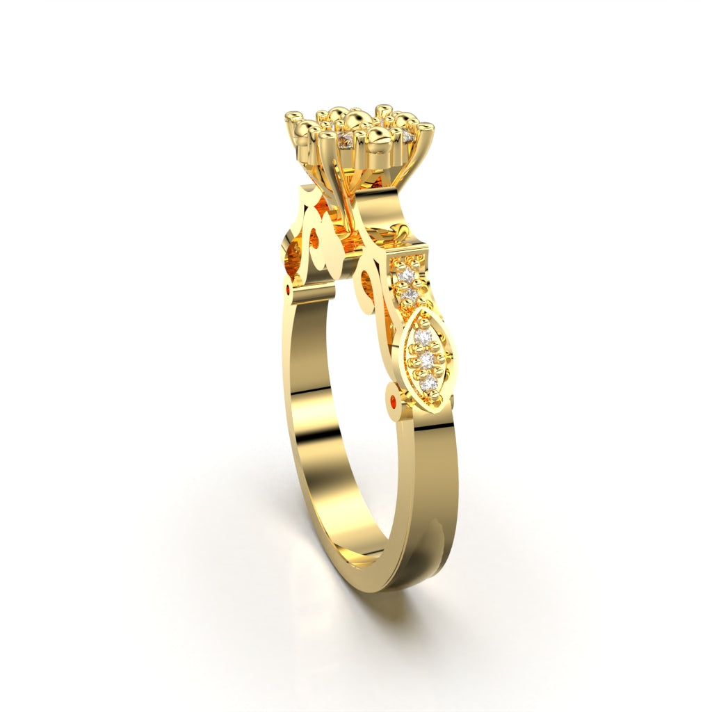 Anillo de Compromiso Alquimia - Plata 950 | Luya Joyería