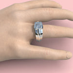 Cargue la imagen en el visor de la galería, Anillo Bisel con corte circular