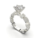 Cargue la imagen en el visor de la galería, Anillo Dalo con corte circular