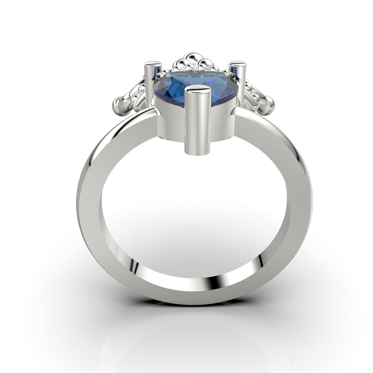 Promise Ring My Life Crown - 950 Silver | Luya Jewelry