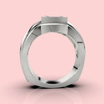 Cargue la imagen en el visor de la galería, Anillo Bisel con corte circular