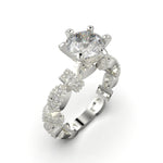 Cargue la imagen en el visor de la galería, Anillo Dalo con corte circular