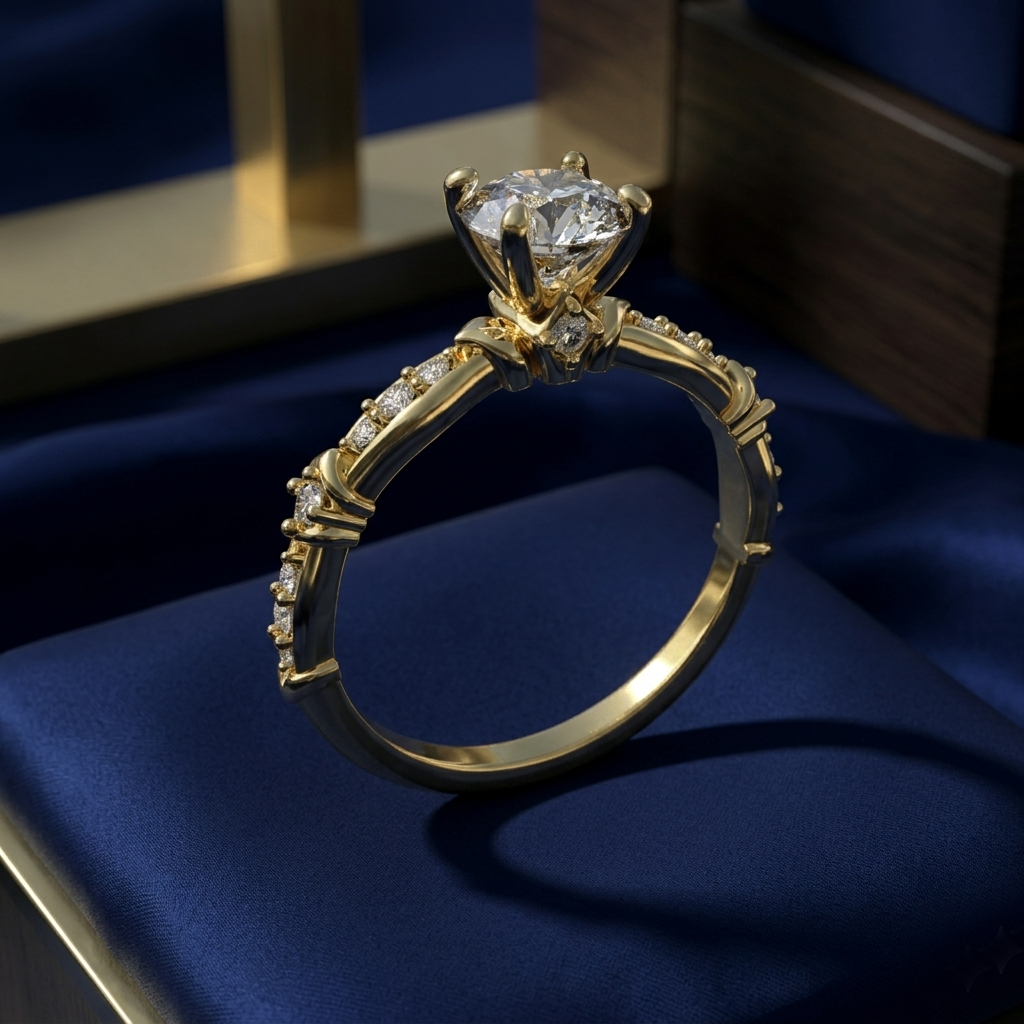 Anillo de Compromiso Lluvia - Plata 950 | Luya Joyería