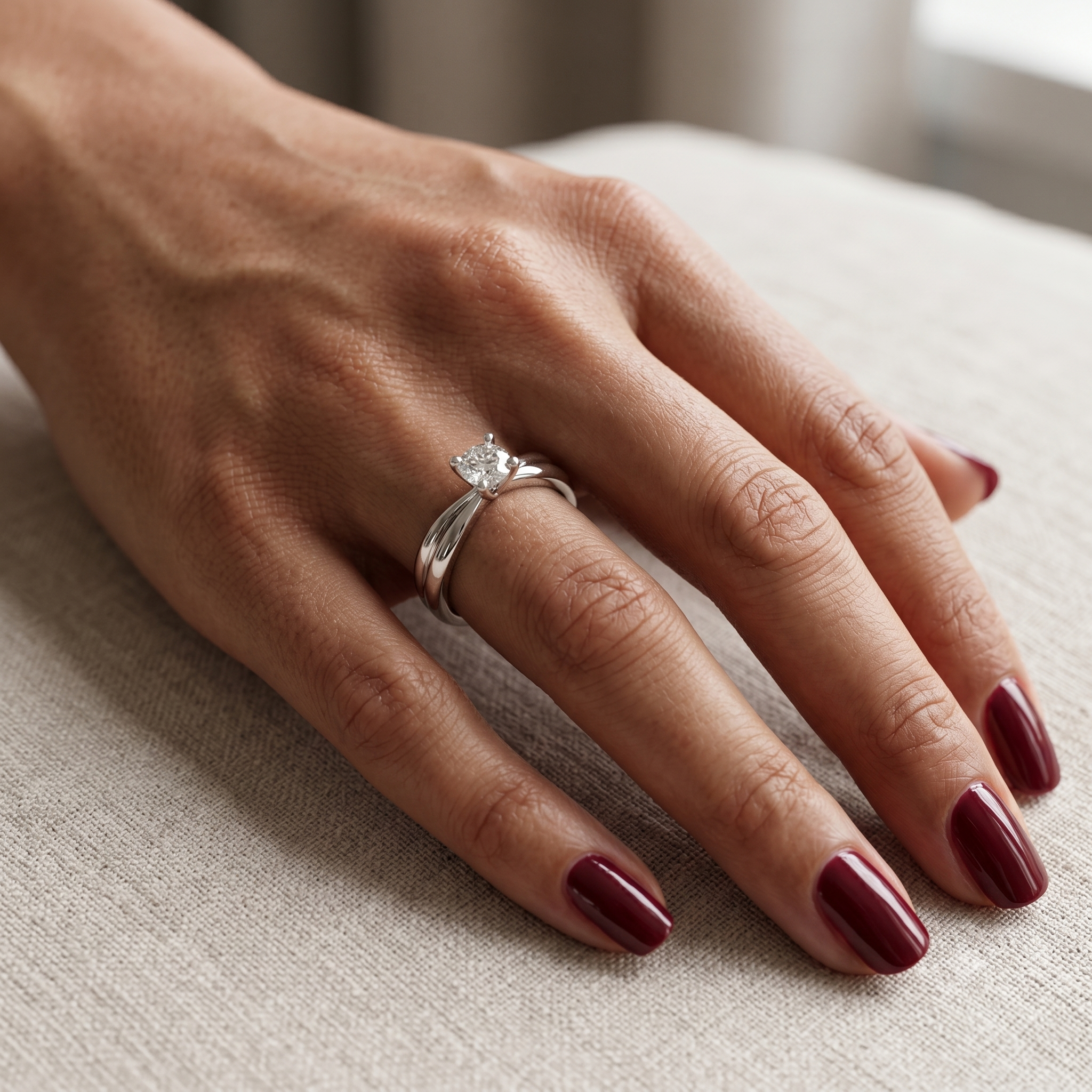 Anillo de Compromiso Promesa eterna- Plata 950 | Luya Joyería