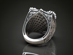 Cargue la imagen en el visor de la galería, Anillo de Arcángel San Miguel con Alas de Dragón by Luya
