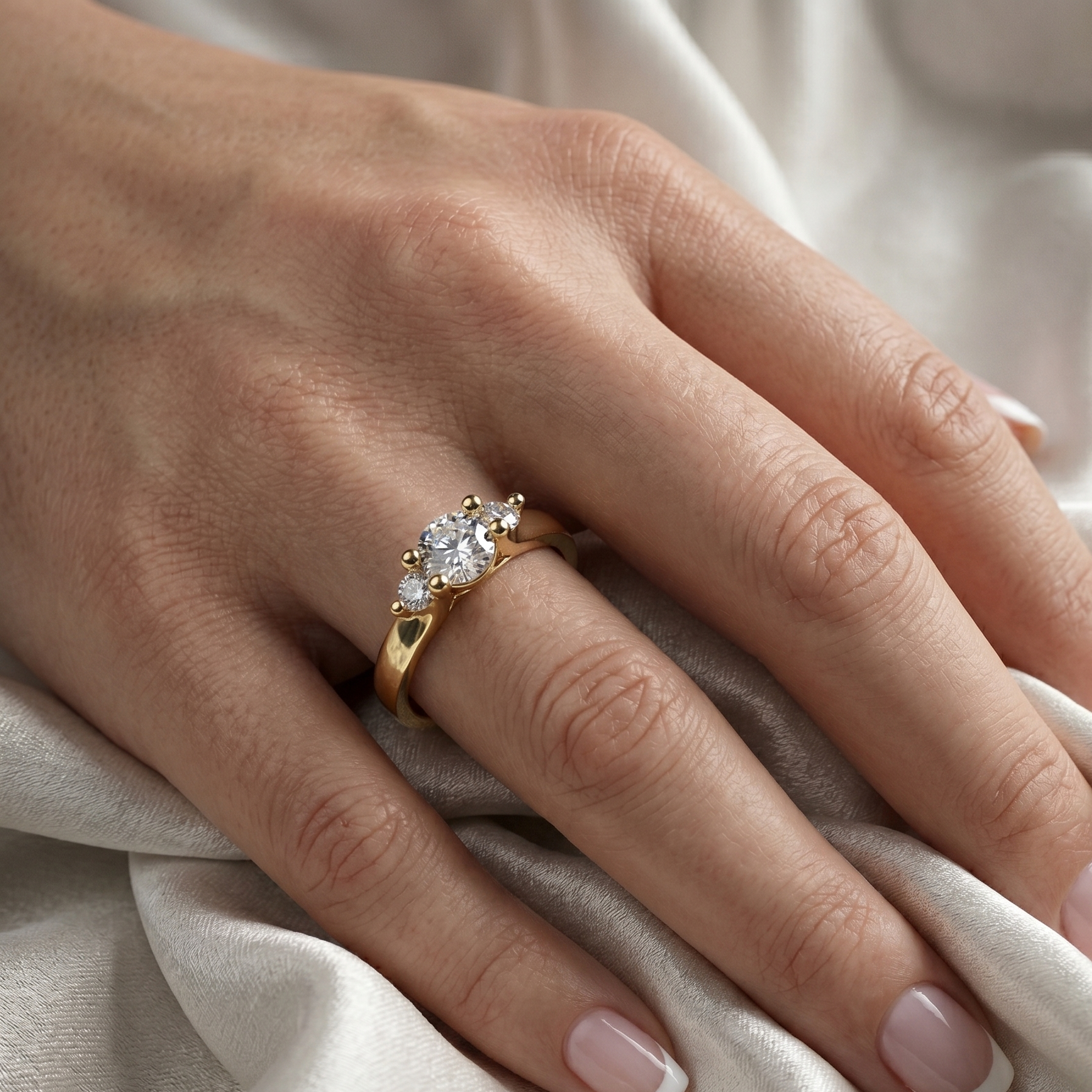 Anillo de Compromiso Ámbar - Plata 950  Luya Joyería