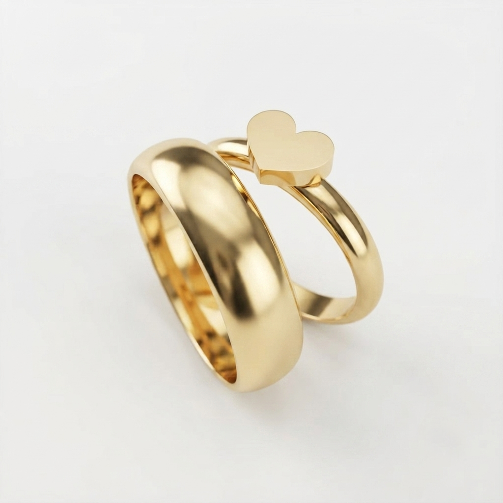 Corazón sutil Plata 950 | Hecho a Mano | Luya Joyería