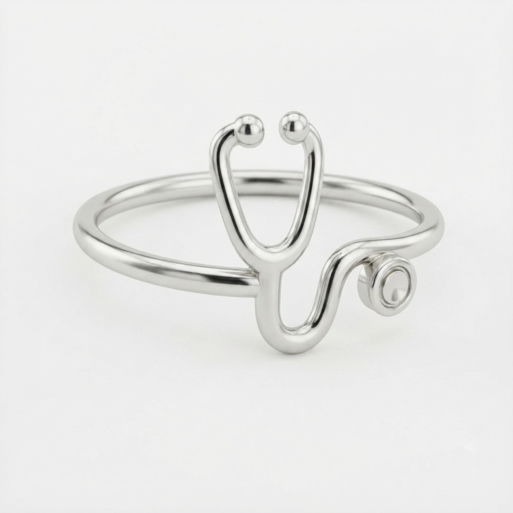 Estetoscopio Plata 950 | Diseño de Autor | Luya Joyería