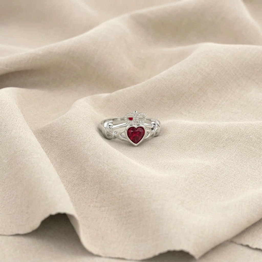 Mi corazon en tus manos en Plata 950