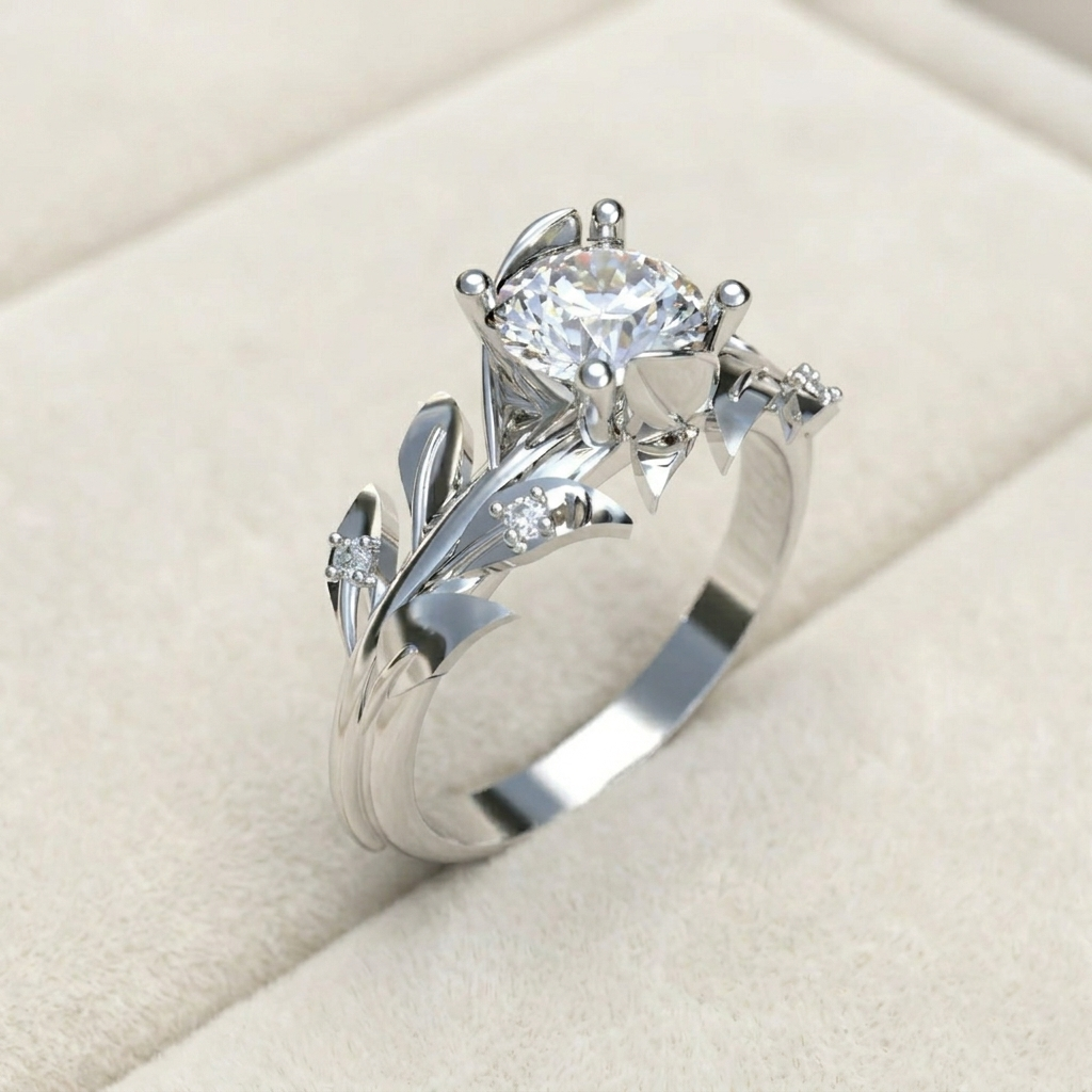Anillo de Compromiso Sintonía - Plata 950 | Luya Joyería