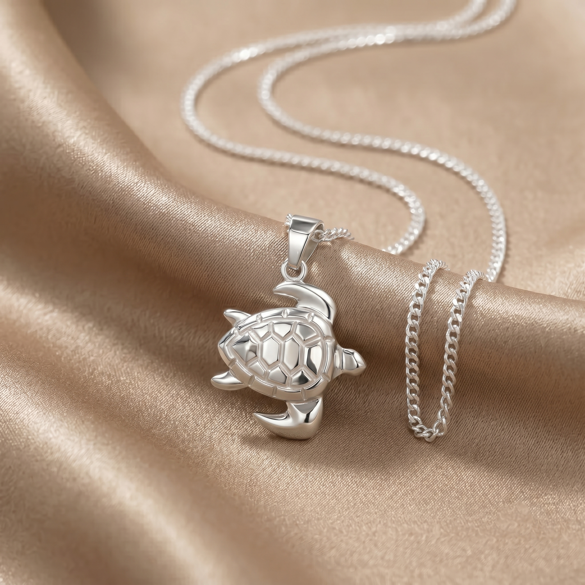 Collar de tortuga en Plata 950 - Luya Joyeria