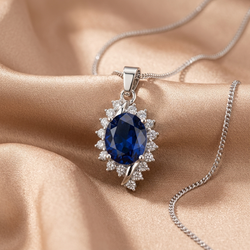 Oval collar with circular cut