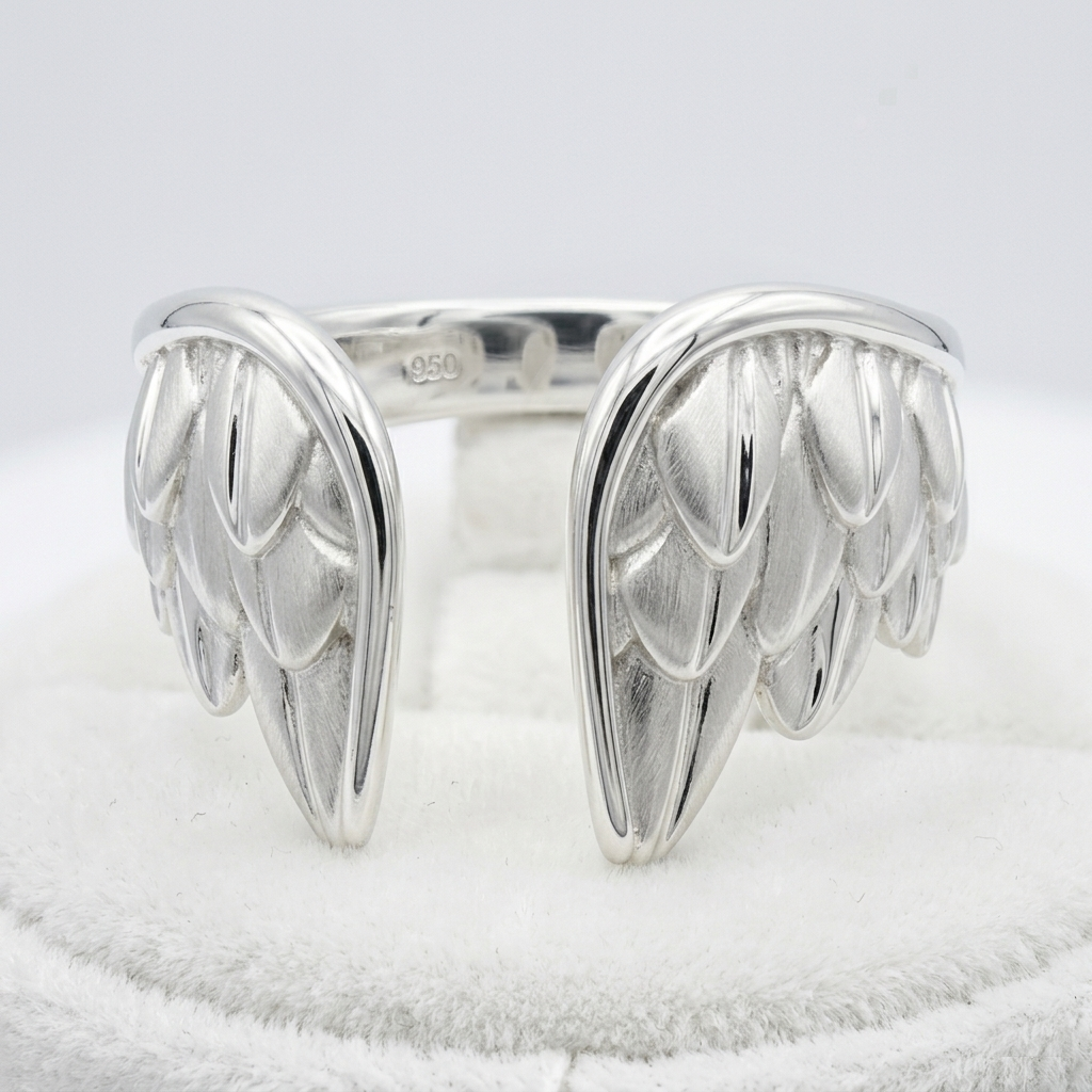 Anillo Alas Divinas | Joyería de Autor en Plata 950 – Fabricación Premium Luya