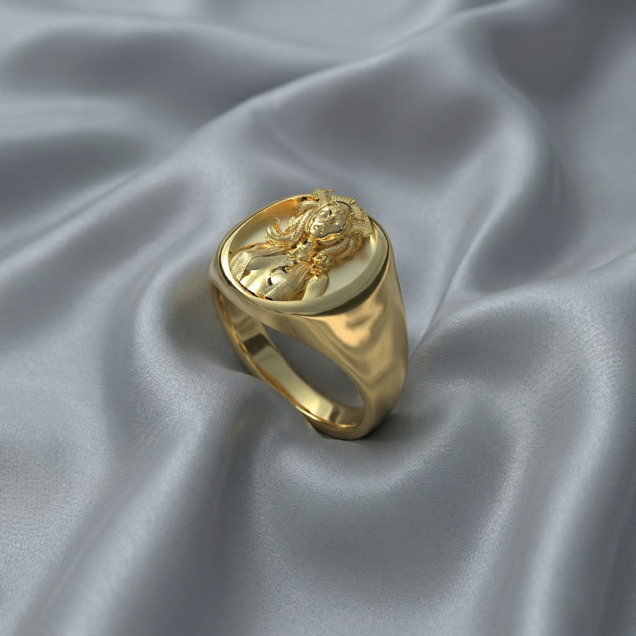Anillo de medusa Plata 950 | Hecho a Mano | Luya Joyería