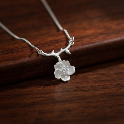 Cherry Blossom Necklace | Designer Jewelry - Luya