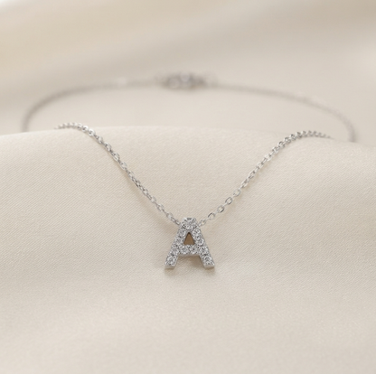 Letter Necklace - 950 Silver