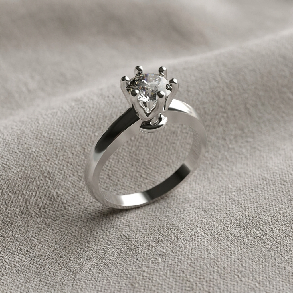 Anillo de Compromiso Anhelo - Plata 950 | Luya Joyería