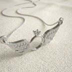Angel Wings Necklace in 950 Silver