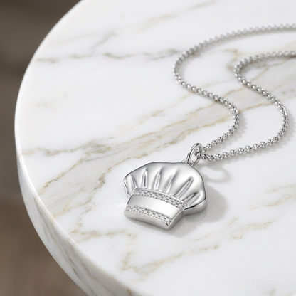 Collar de chef en plata 950