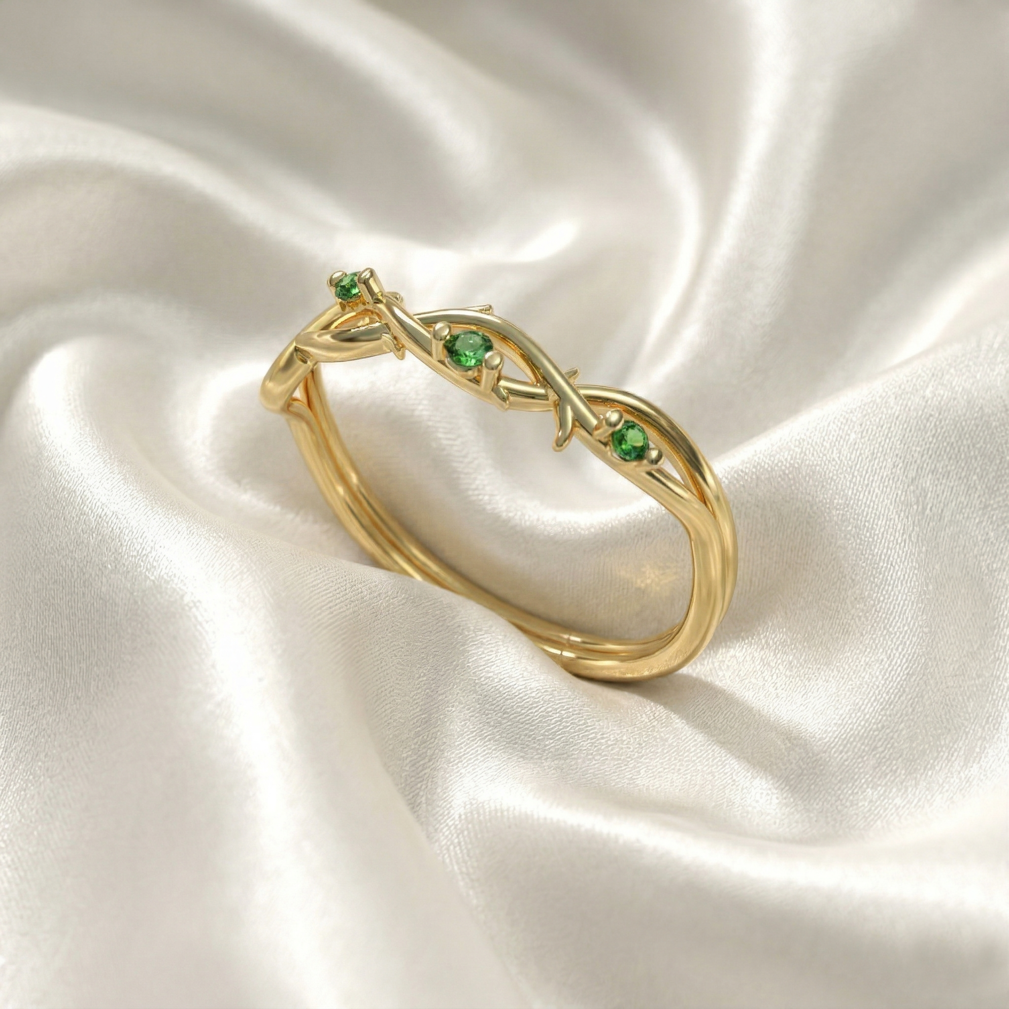 Anillo Ramas Plata 950 | Hecho a Mano | Luya Joyería