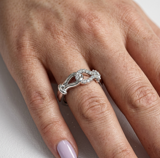 Anillo infinitamente - Plata 950