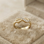 Infinity Ring in 950 Silver - Luya Jewelry