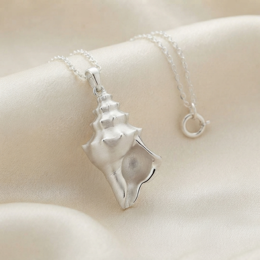 Collar de concha en Plata 950 | Joyería de Autor - Luya