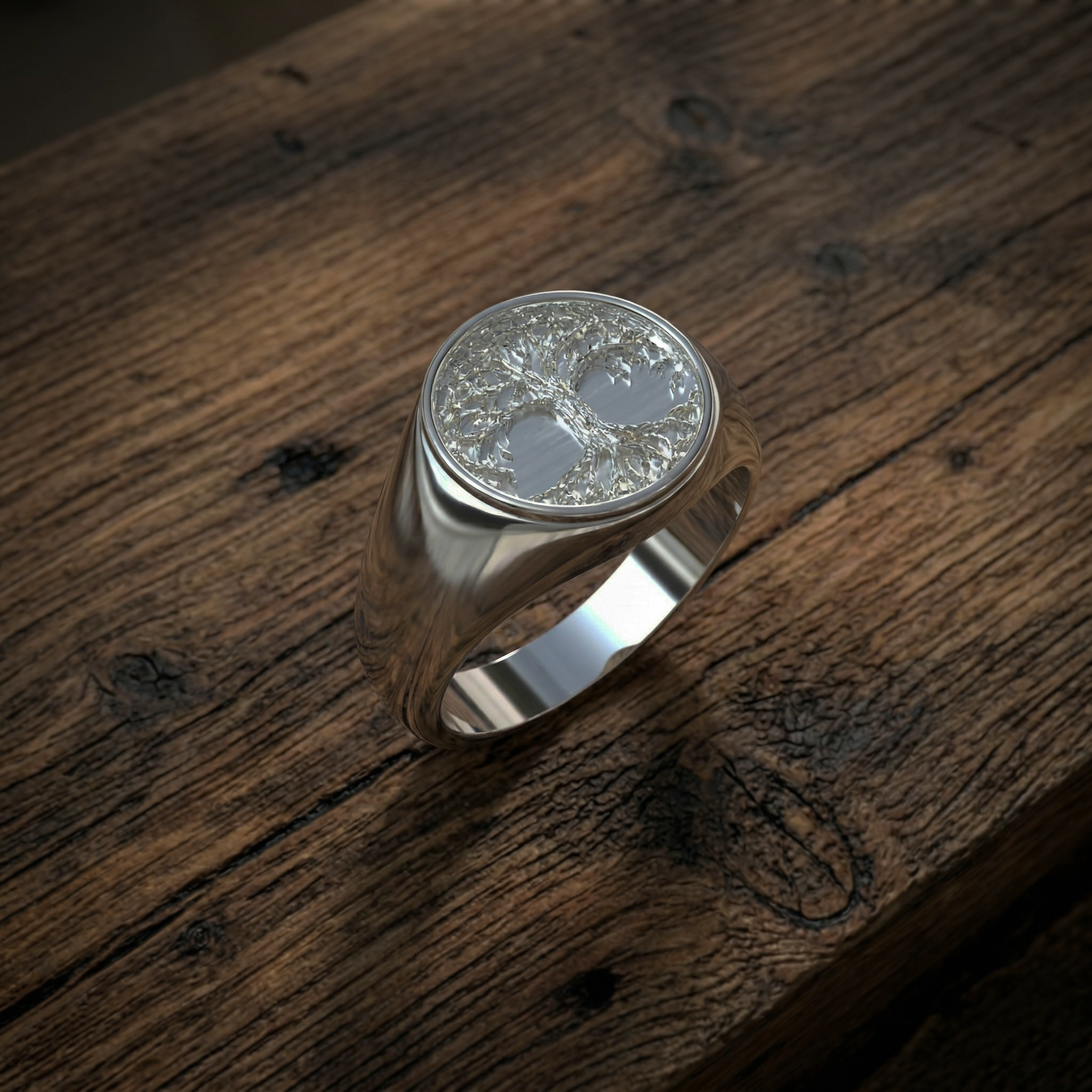 Anillo Arbol de la  vida Plata 950 | Hecho a Mano | Luya Joyería