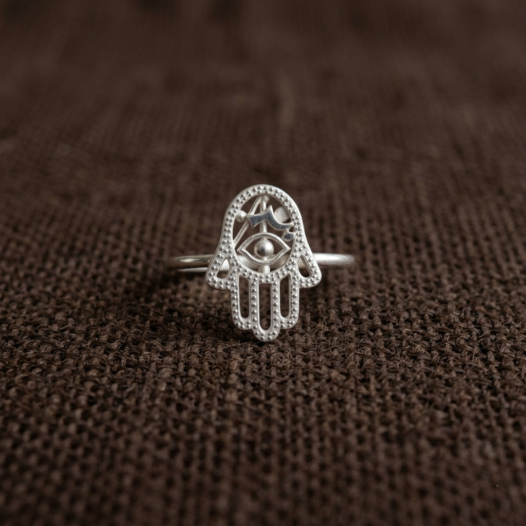 Anillo Mano Amsa 950 | Joyería de Autor en Plata 950 – Luya