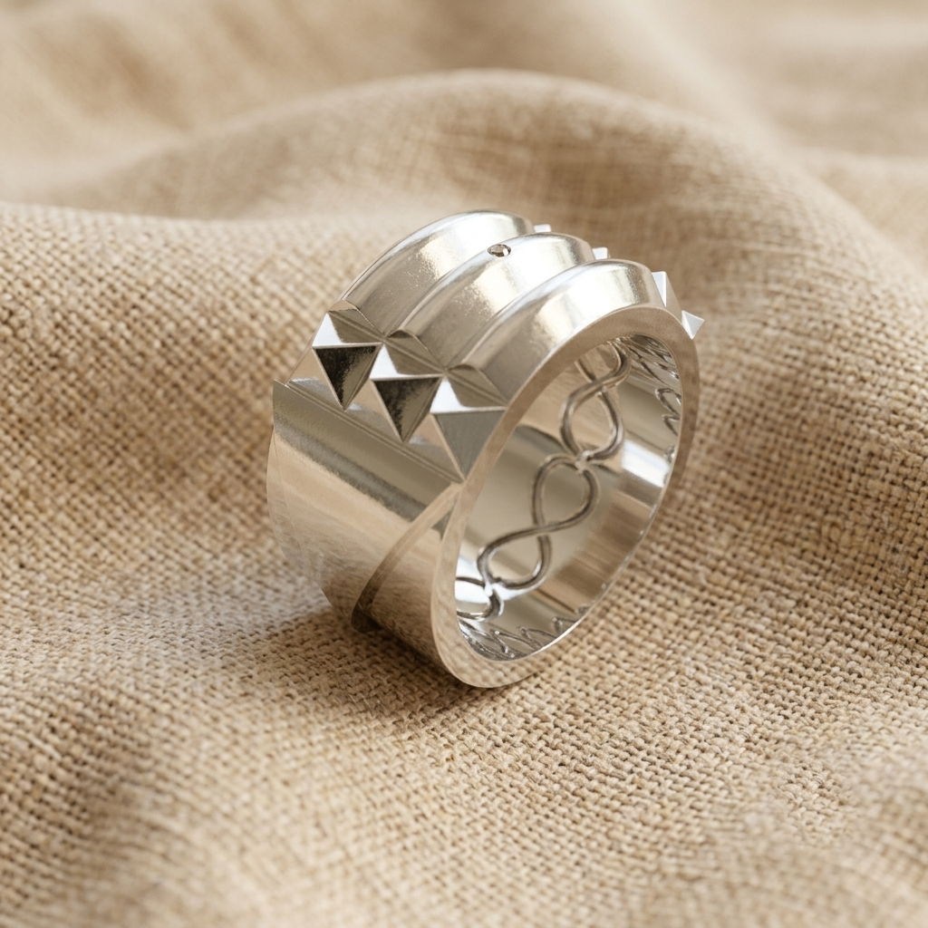 Anillo Atlante Plata 950 | Hecho a Mano | Luya Joyería