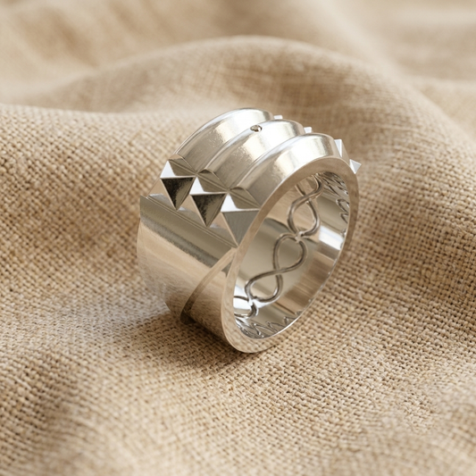 Anillo atlante en plata 950 – amuleto de protección