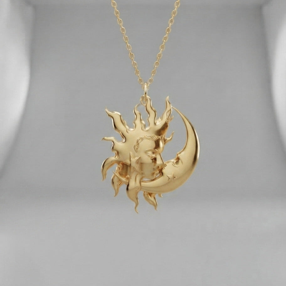 Collar Beso de astros Plata 950 | Diseño de Autor | Luya Joyería