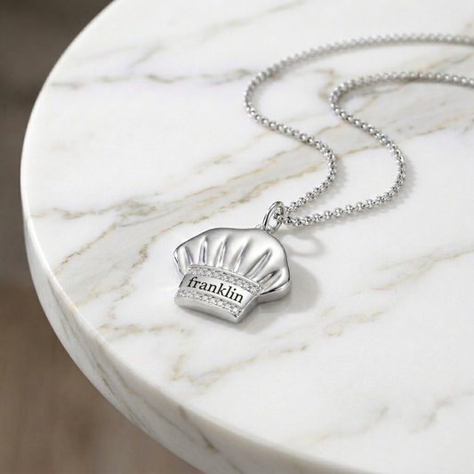 Collar de chef en plata 950