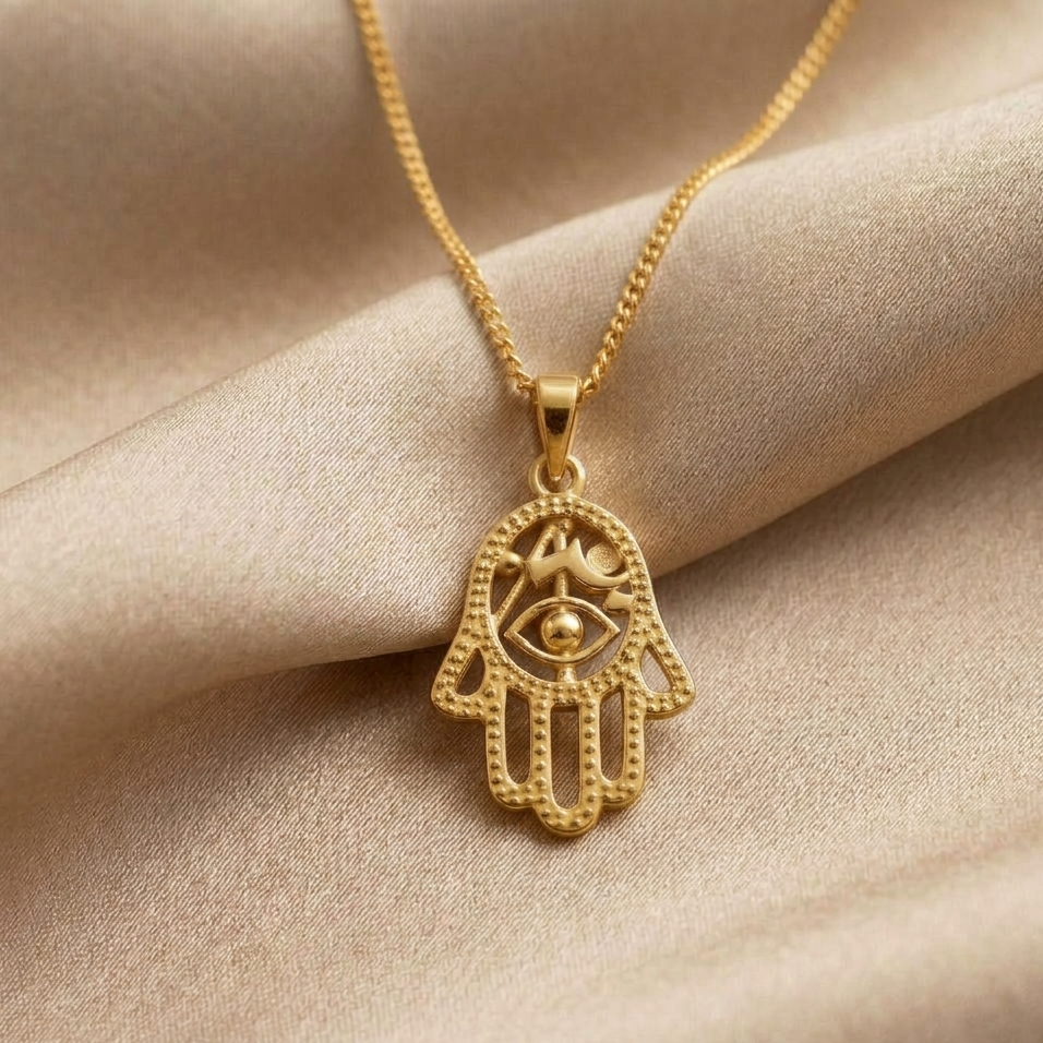 Collar Mano Amsa| Joyería de Autor en Plata 950 – Luya