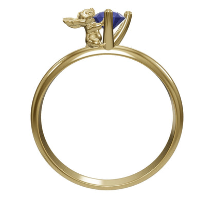 Anillo Stitch en oro 18k sólido