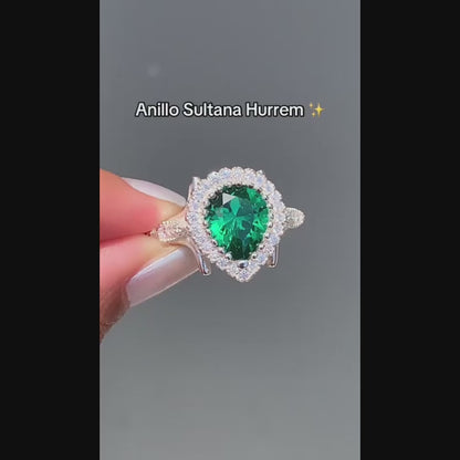 Anillo Sultana Hurrem mini en plata 950