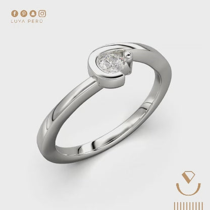 Linked Ring - 950 Silver